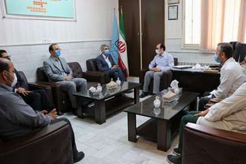 بازدید دکتر دانائی رئیس دانشگاه علوم پزشکی استان سمنان از بیمارستان 15 خرداد مهدیشهر99.05.15 
